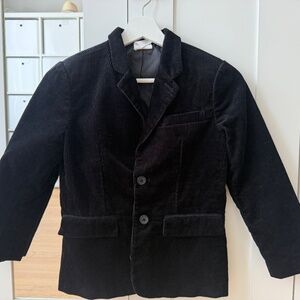 LIKE NEW BOYS SIZE 7/8 MEDIUM CORDUROY - BLACK